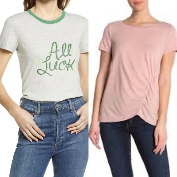 Bundle for Halogen and Susina t-shirt size XL - Picture 1 of 10